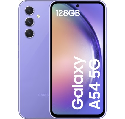 Samsung Galaxy A54 5G, 128GB, 8GB RAM, Dual SIM, Light Violet