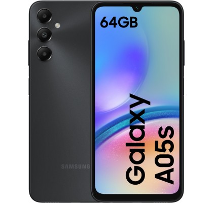 Samsung Galaxy A05s, 64GB, 4GB RAM, Dual SIM, LTE, Black