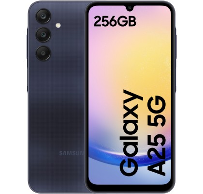 Samsung Galaxy A25, 5G, 256GB, 8GB RAM, Dual SIM, Blue Black