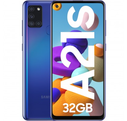 RESIGILAT: Telefon mobil Samsung Galaxy A21s (2020), Dual SIM, 32GB, LTE, Blue