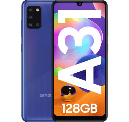 Telefon mobil Samsung Galaxy A31 (2020), 128GB, 4GB RAM, Dual SIM, LTE, Prism Crush Blue