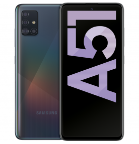 Telefon mobil Samsung Galaxy A51 (2020), 128GB, 4GB RAM, Dual SIM, LTE, Crush Black