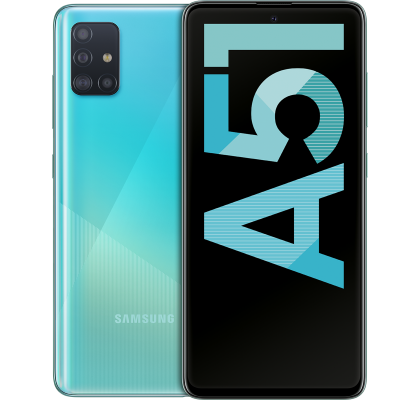 Telefon mobil Samsung Galaxy A51 (2020), 128GB, 4GB RAM, Dual SIM, LTE, Crush Blue