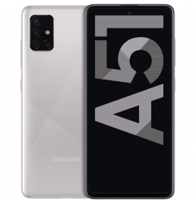 Telefon mobil Samsung Galaxy A51 (2020), 128GB, 4GB RAM, Dual SIM, LTE, Crush Silver