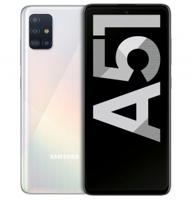 Telefon mobil Samsung Galaxy A51 (2020), 128GB, 4GB RAM, Dual SIM, LTE, Crush White