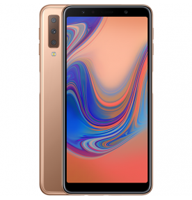 Telefon mobil Samsung Galaxy A7 (2018), Dual SIM, 64GB, LTE, Gold