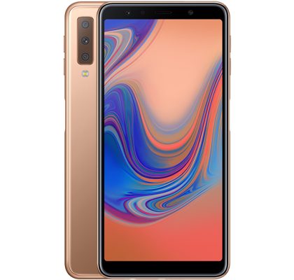 Telefon mobil Samsung Galaxy A7 (2018), Dual SIM, 64GB, LTE, Gold