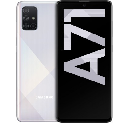 Telefon mobil Samsung Galaxy A71 (2020), 128GB, 6GB RAM, Dual SIM, 4G, Silver