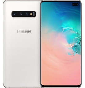 RESIGILAT: Telefon mobil Samsung Galaxy S10 Plus, Dual SIM, 1TB, LTE, Ceramic White