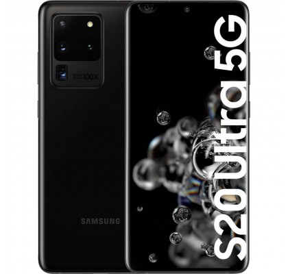 Telefon mobil Samsung Galaxy S20 Ultra 5G, Dual SIM, 512GB, Cosmic Black