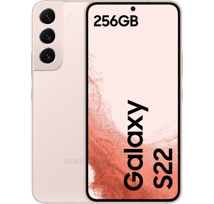 Samsung Galaxy S22 5G, 256GB, 8GB RAM, Dual SIM, Pink Gold