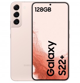 Samsung Galaxy S22 Plus 5G, Dual SIM, 128GB, 8GB RAM, Pink Gold