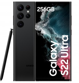 Samsung Galaxy S22 Ultra 5G, 256GB, 12GB RAM, Dual SIM, Phantom Black
