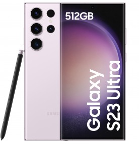 Samsung Galaxy S23 Ultra 5G, 512GB, 12GB RAM, Dual SIM, Lavender