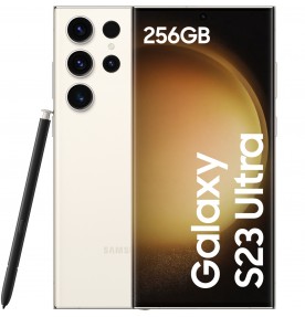 Samsung Galaxy S23 Ultra 5G, 256GB, 8GB RAM, Dual SIM, Cream