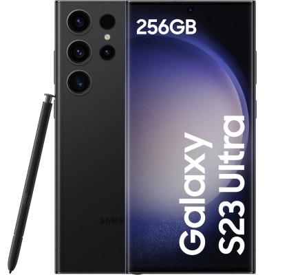 Samsung Galaxy S23 Ultra 5G, 256GB, 8GB RAM, Dual SIM, Phantom Black