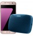 Pachet PROMO Samsung: Galaxy S7, 32GB, 4G, Pink + Level Box Slim, Blue