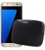 Pachet PROMO Samsung: Galaxy S7 Edge, 32GB, Gold + Level Box Slim, Black