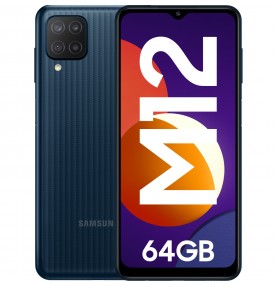 Samsung Galaxy M12 (2021), 64GB, 4GB RAM, Dual SIM, 4G, Black