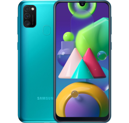 Telefon mobil Samsung Galaxy M21 (2020), Dual SIM, 64GB, LTE, Green