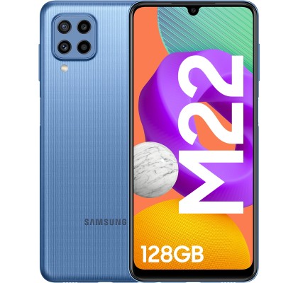 Samsung Galaxy M22, 128GB, 4GB RAM, Dual SIM, Blue