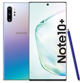 Telefon mobil Samsung Galaxy Note 10+, 512GB, 12GB RAM, Dual SIM, 4G, Aura Glow