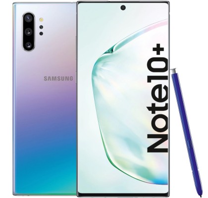 Telefon mobil Samsung Galaxy Note 10+, 512GB, 12GB RAM, Dual SIM, 4G, Aura Glow