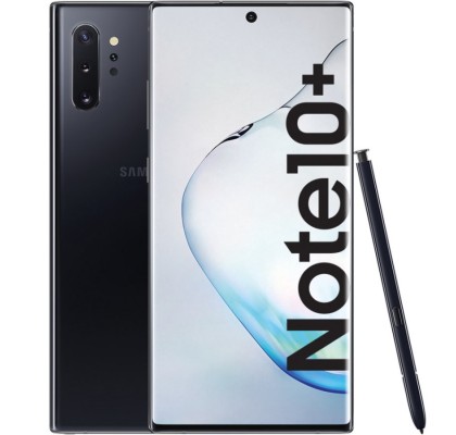 Telefon mobil Samsung Galaxy Note 10+, 256GB, 12GB RAM, Dual SIM, 4G, Aura Black