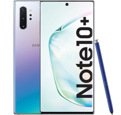 Telefon mobil Samsung Galaxy Note 10+, 256GB, 12GB RAM, Dual SIM, 4G, Aura Glow