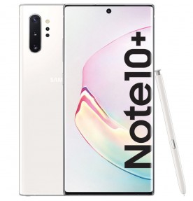 Telefon mobil Samsung Galaxy Note 10+, 512GB, 12GB RAM, Dual SIM, 4G, Aura White