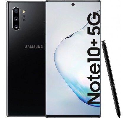 Telefon mobil Samsung Galaxy Note 10+, 256GB, 12GB RAM, Single SIM, 5G, Aura Black