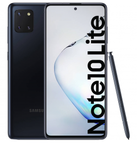 Samsung Galaxy Note 10 Lite, 128GB, 6GB RAM, Dual SIM, LTE, Aura Black