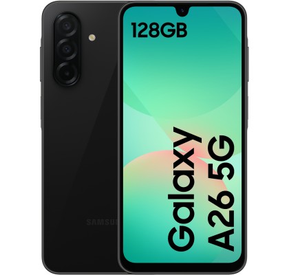 Samsung Galaxy A26 5G, 128GB, 6GB RAM, Black