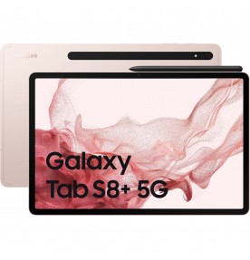 Samsung Galaxy Tab S8+, 5G, 12.4", 128GB, 8GB RAM, Pink Gold