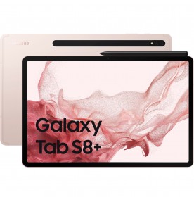 Samsung Galaxy Tab S8+, Wi-Fi, 12.4", 128GB, 8GB RAM, Pink Gold