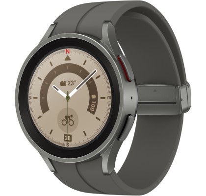 Samsung Galaxy Watch5 Pro, 45mm, Bluetooth, Gray Titanium